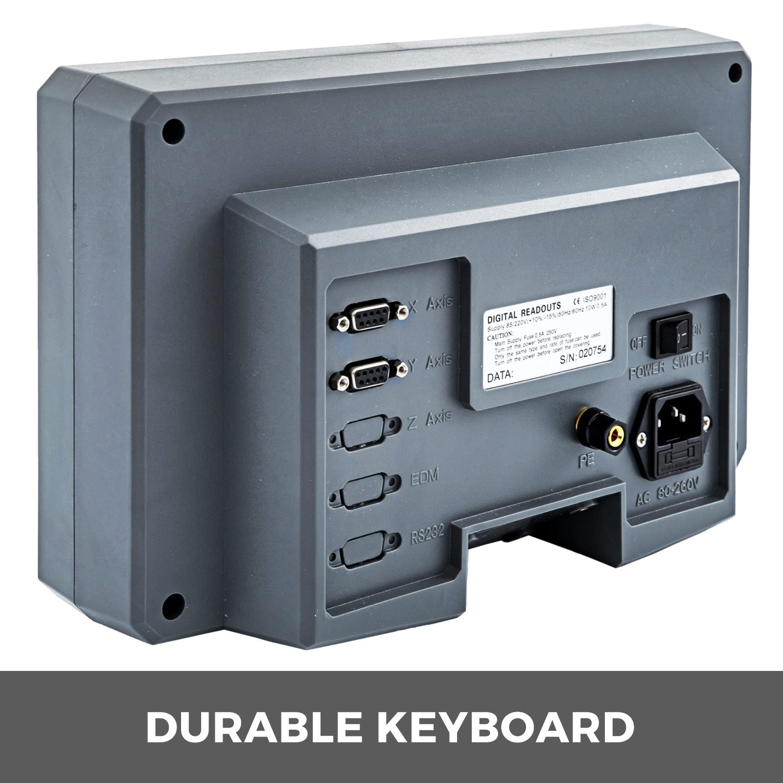 VEVOR Regla Digital de 2 Ejes Digital Display Digital DRO para Fresadora o Torno Kit de Lectura Digital con 10 Tipos de Escala Reglas Digitales Visualizador Digital de 2 Ejes para Torno de Fresado