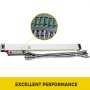 VEVOR Codificador Lineal 5V Escala Lineal para Máquina de Fresado Torno 300mm Escala Lineal Óptica con Cable de 3m para el Trabajo con Metales Tornos Rectificadoras Cilíndricas, Fresadoras