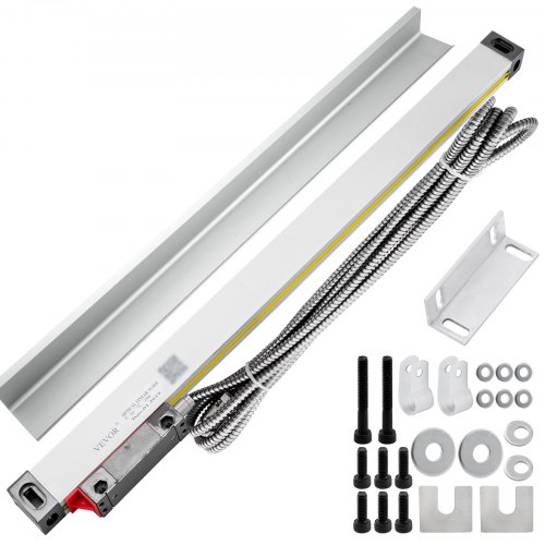 1 pz. Escala Lineal de Torno de Alta Precisión de 350mm para Fresadora con Accesorios