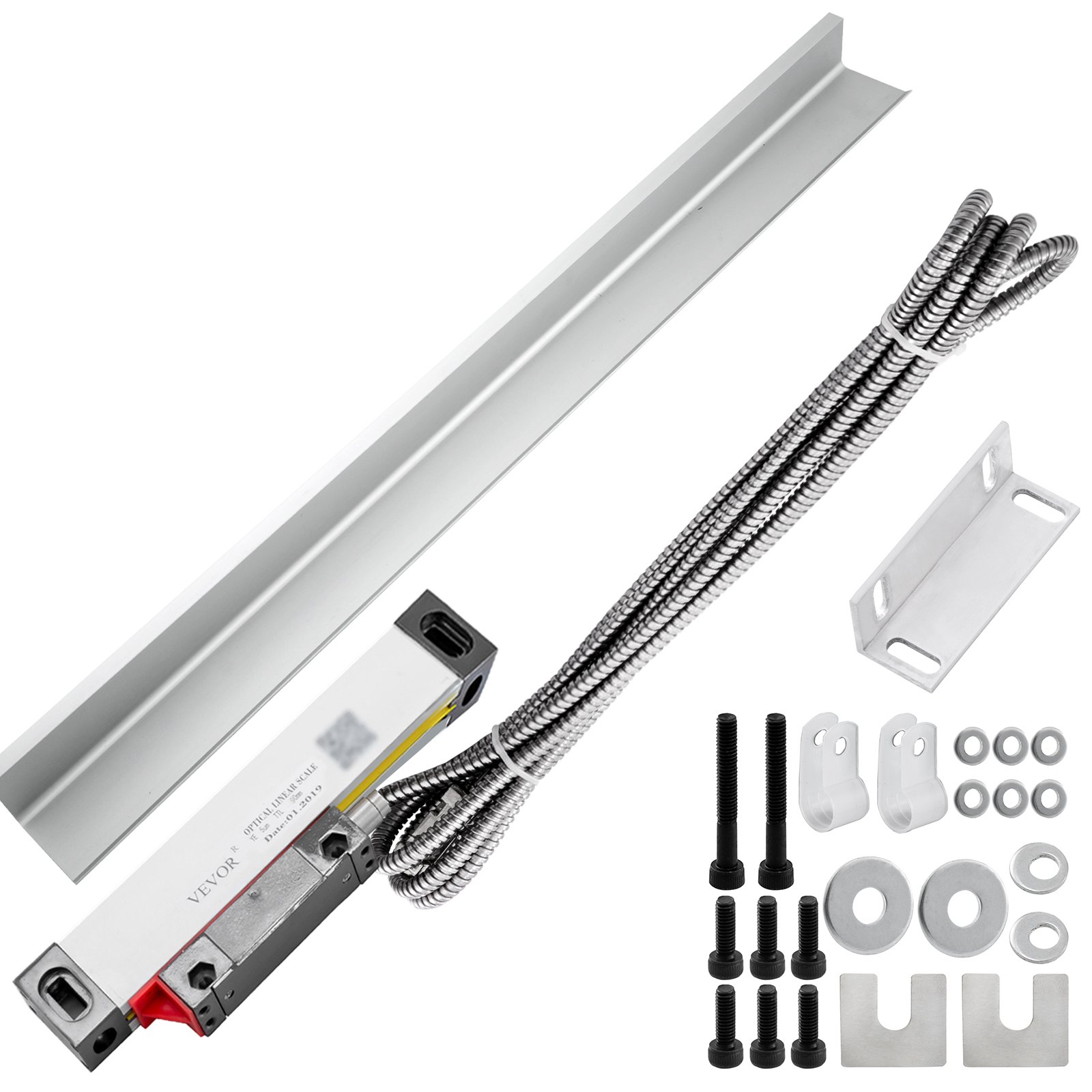 Escala Lineal de Torno Codificador de Escala Lineal de 50 mm para Fresadora con Accesorios