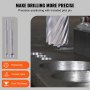 VEVOR Juego de 11 Brocas Perforadoras Cortadoras Anulares con Accesorios Vástago Weldon Diámetro 11-27 mm Profundidad de 1"/25 mm en Acero Rápido HSS Accesorios para Perforación Magnética en Metales