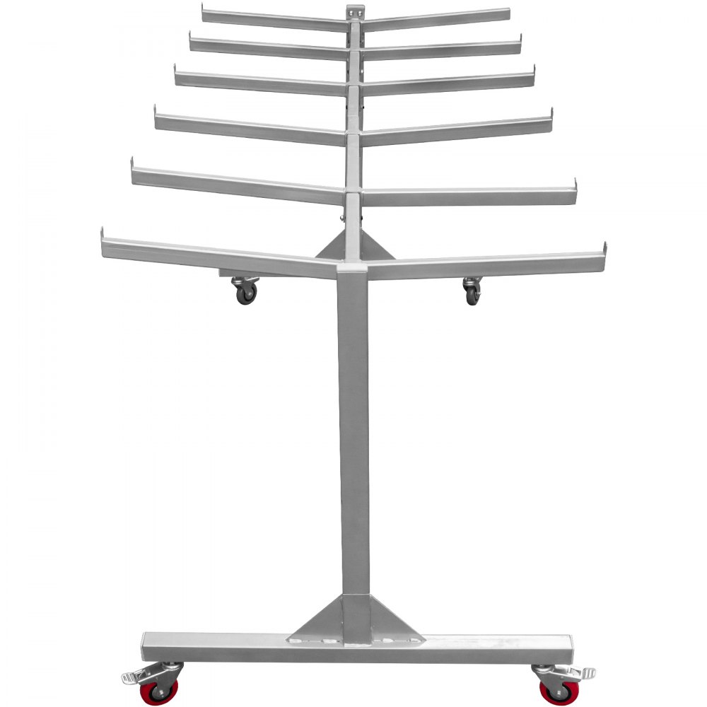 Estante Para Colgar Silla Plegable Con Ruedas 42 Sillas Colgantes Gris Plateado