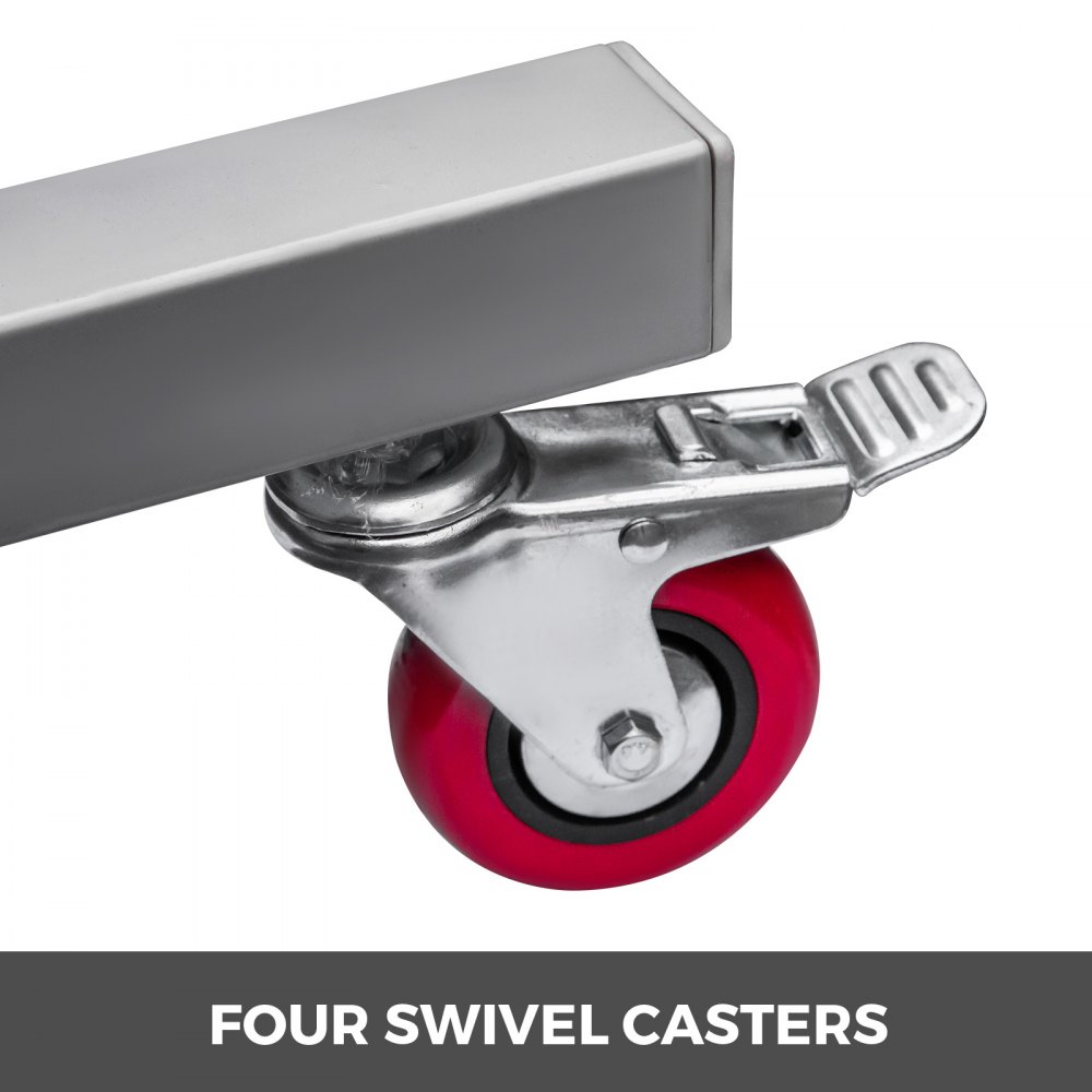 Estante Para Colgar Silla Plegable Con Ruedas 42 Sillas Colgantes Gris Plateado