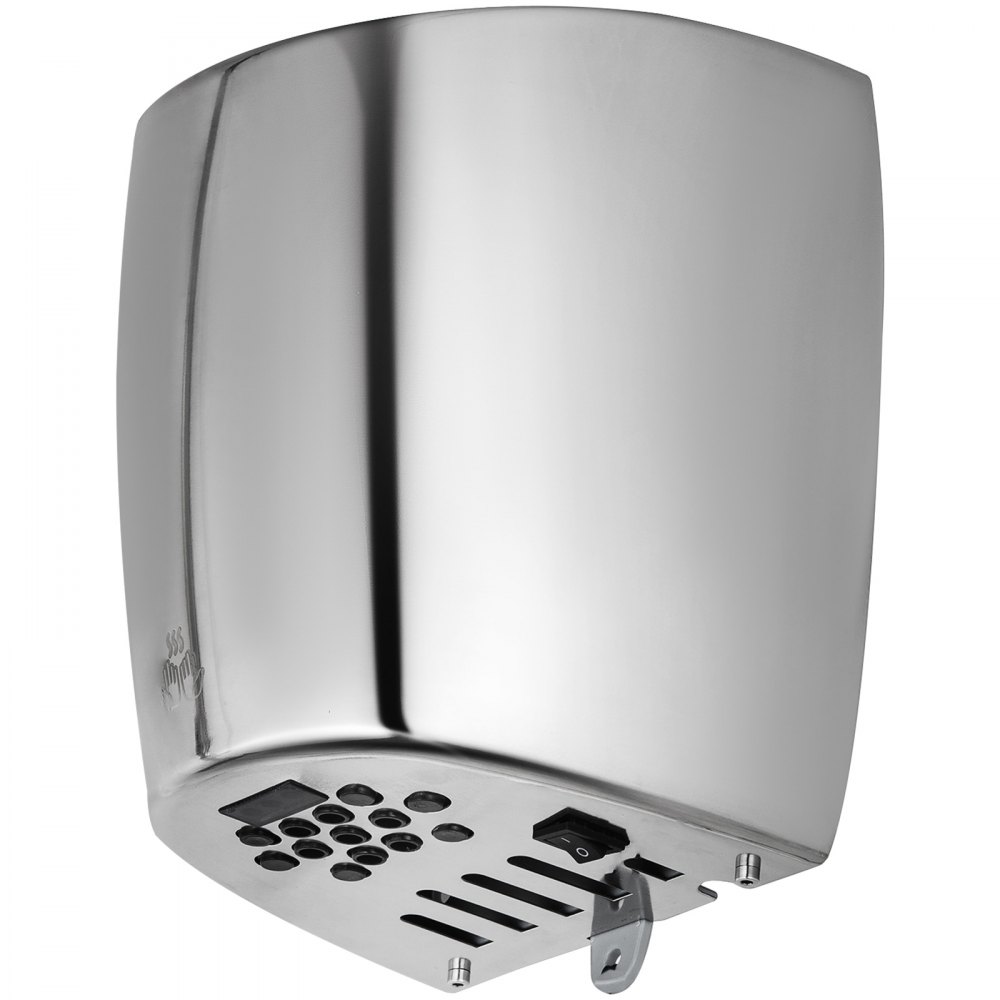 Secador De Manos Electrónico Automático Sensor Infrarojo Montaje En Pared 1200w