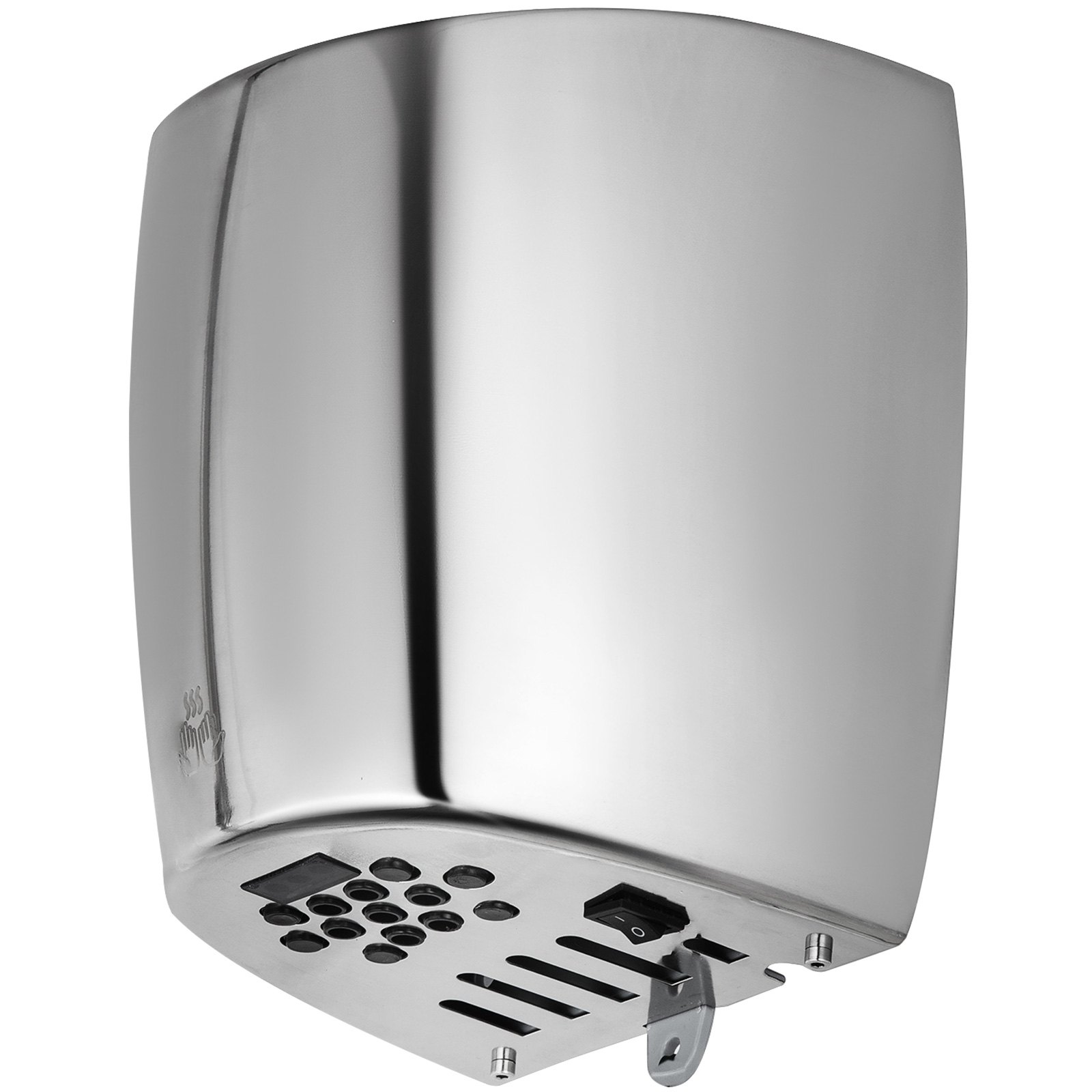 Secador De Manos Electrónico Automático Sensor Infrarojo Montaje En Pared 1200w
