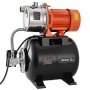 VEVOR 1.6 HP Shallow Well Pump with Pressure Tank, 230V 6000 LPH, Stainless Steel Irrigation Jet Pump with 19 L Tank, Automatic Water Booster System, 1.4-2.8 bar Pressure Switch, for Home Garden Lawn