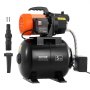 VEVOR Bomba para Pozos Poco Profundos 1 HP, Bomba de Agua de Trasvase 3750 LPH, con Tanque de Presión de 19 L, de Hierro Fundido, Sistema Automático de Transferencia de Agua, para Jardín, Césped