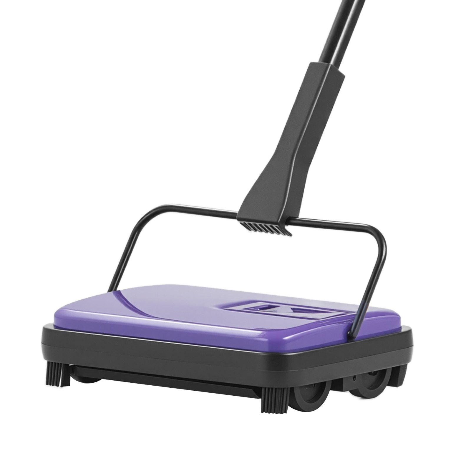 VEVOR Barredora de Alfombras Manual Barredora de Pisos con Depósito de 300 ml Fácil de Vaciar Ancho de Limpieza de 17 cm para Alfombras de Oficina en Casa, Polvo de Pelo de Mascotas, Morado