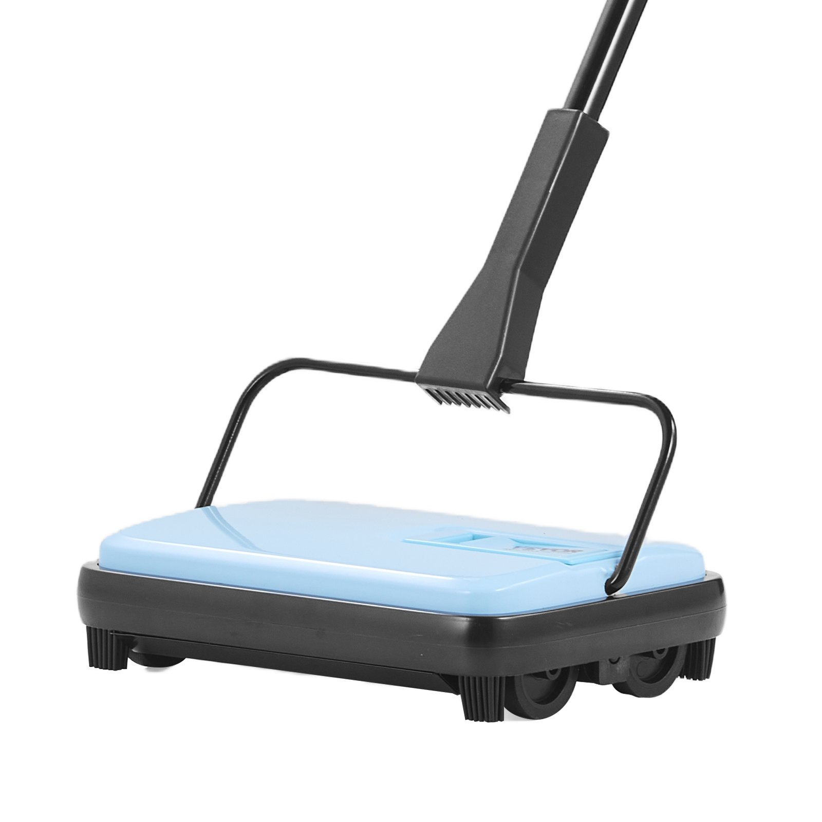 VEVOR Barredora de Alfombras Manual Barredora de Pisos con Depósito de 300 ml Fácil de Vaciar Ancho de Limpieza de 17 cm para Alfombras de Oficina en Casa, Polvo de Pelo de Mascotas, Color Azul