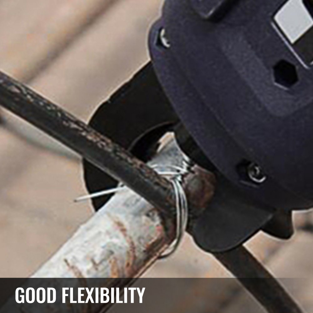 VEVOR Cable de Acero de 0,8 m, Tendedero de Camping de 10 Bobinas, Alambre de Refuerzo de Acero con Poco Carbono, Tensor de Cuerda de Acero Inoxidable Longitud del Cable 110 m Peso del Embalaje 21 kg