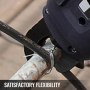 VEVOR Cable de Acero de 0,8 m, Tendedero de Camping de 45 Bobinas, Alambre de Refuerzo de Acero con Poco Carbono, Tensor de Cuerda de Acero Inoxidable Longitud del Cable 110 m Peso del Embalaje 21 kg
