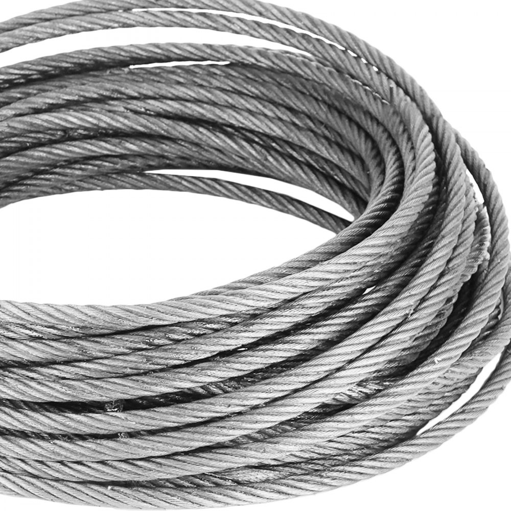 Alambre De Acero Con Gancho Duradero Cable De Acero Núcleo De Cáñamo 3t 12mm26m