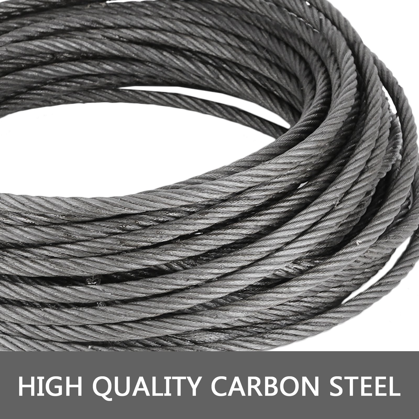 Alambre De Acero Con Gancho Duradero Cable De Acero Núcleo De Cáñamo 3t 12mm26m