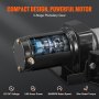VEVOR Cabrestante Eléctrico 12V 2000 libras / 907kg Cabrestante de Cable de Acero 1,8 m Control Remoto de Mano IP55 con Cable de Control Remoto Negro Ideal para Medianas Grandes SUV Camiones Yates
