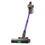 VEVOR Aspiradora sin Cable 500 W 50 kPa Aspiradora Escoba Multifuncional, Máquina de Limpieza para Suelo Hogar Pelo, Autonomía de 45 Minutos, Autoportante, 5 Cepillos de Intercambio, Pantalla LED