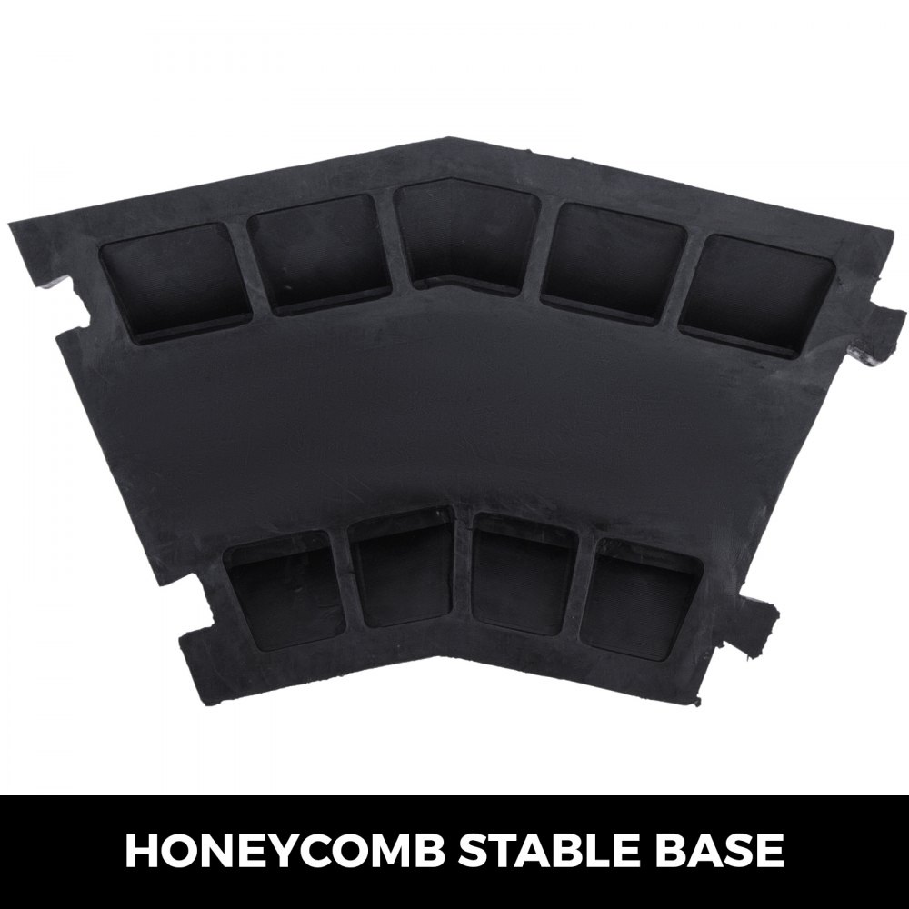 4 Pack Rubber Cable Protector Ramp 45 Left Turn 2 Channel Cost-effective Sturdy
