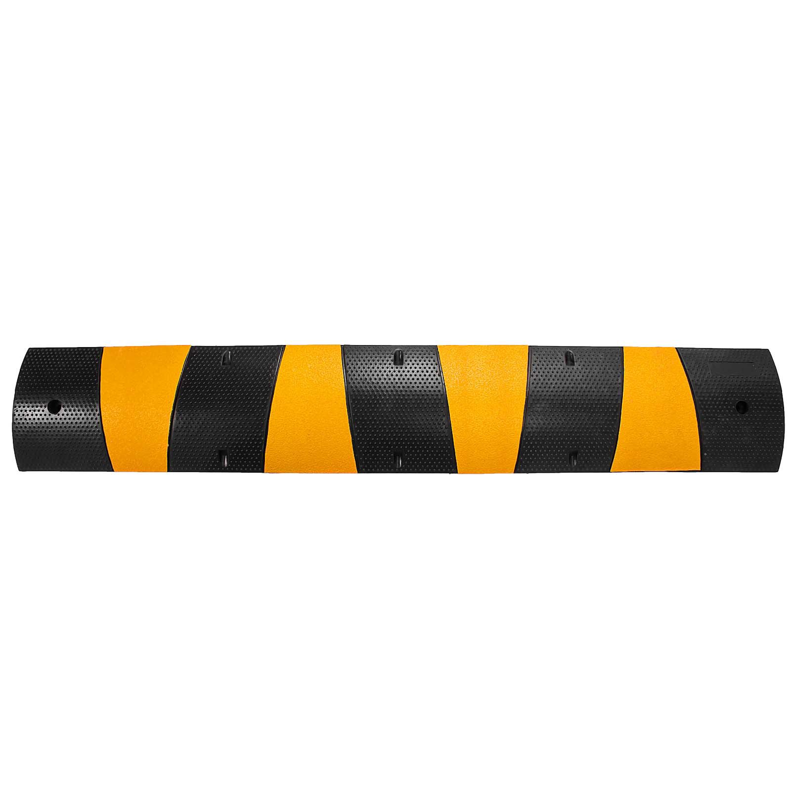 2pcs Modular Rubber Speed Bumps Electric Non-deformed Sturdy Modular Connection