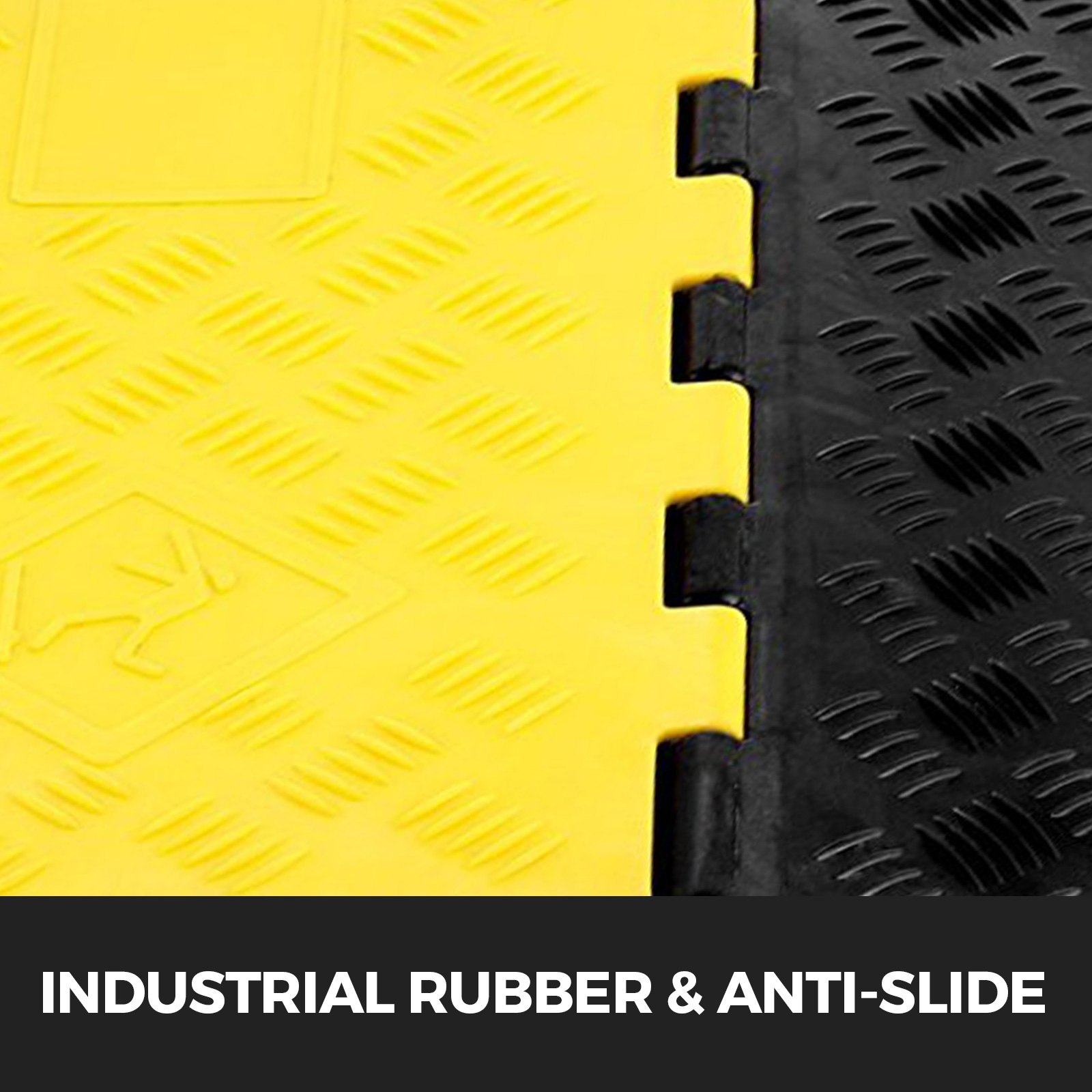 Protector De Tuberías Caucho De 5 Canal Paquete 2 1 Paquete Rampa Cable Exterior