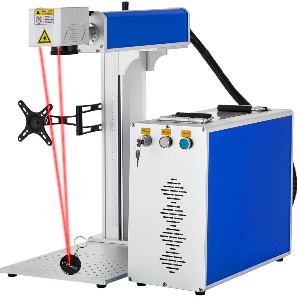 Vevor Máquina De Marcado Láser De Fibra Grabador De 20 W 110 X 110 Mm 1064 Nm