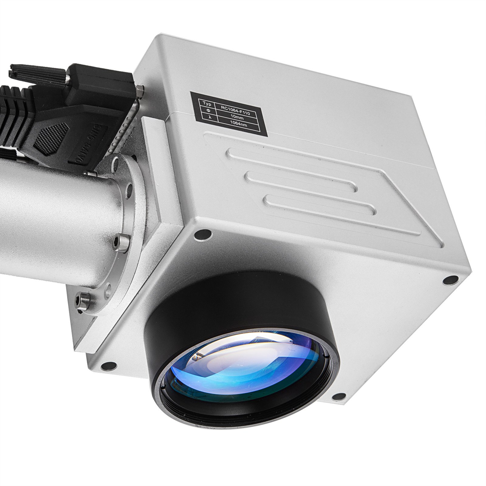 VEVOR Máquina de Grabado Láser de Fibra 30 W Grabador Láser para Metal 20 KHz-100 KHz 8000 mm / s Grabador Rotatorio Láser de Fibra Compatible con Windows XP / 7/8/10 para Materiales de Alta Dureza