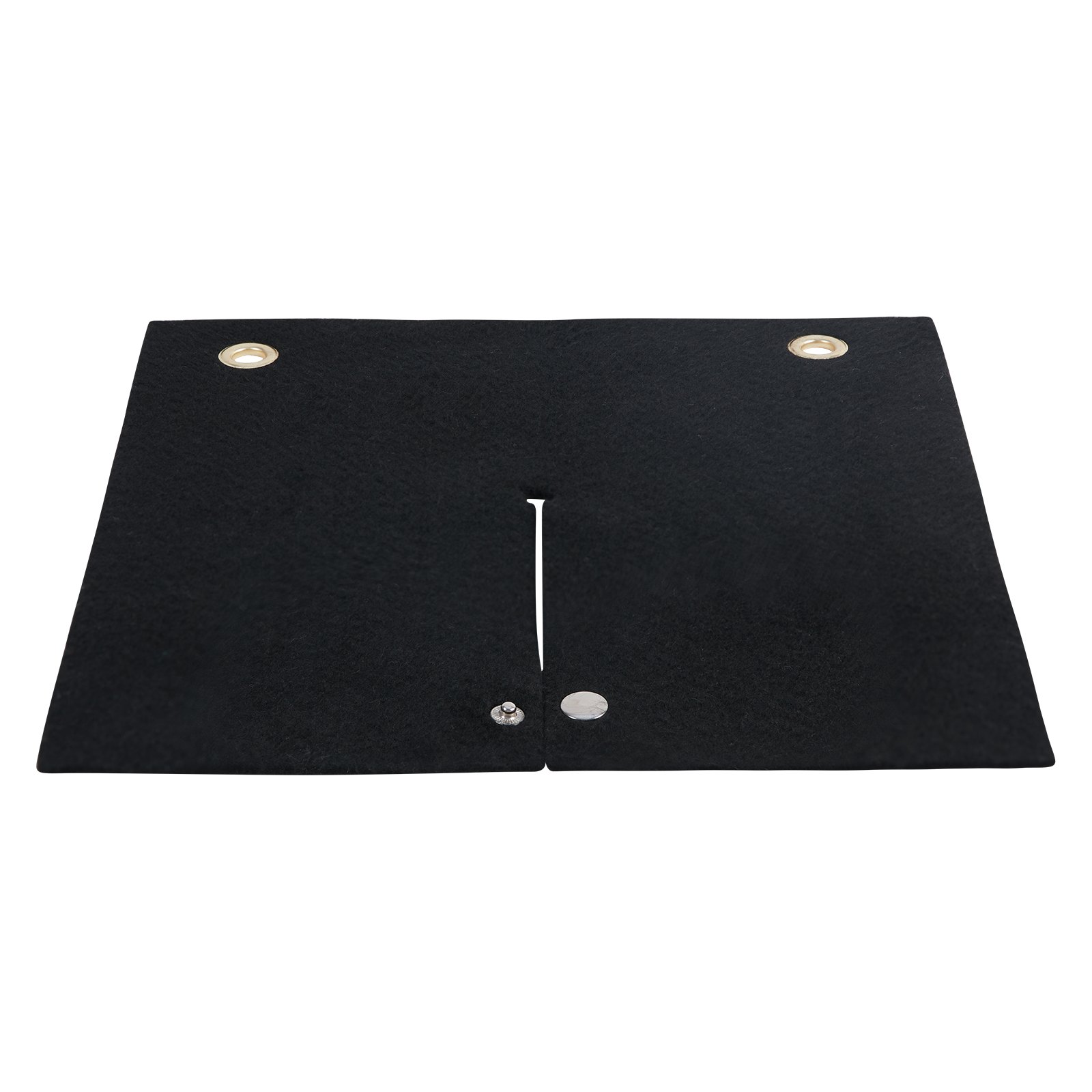 VEVOR Manta de soldadura retardante de llama, manta ignífuga de 305 x 305 mm, fibra de carbono, resistente al calor, 982 ℃, estera de protección de antorcha de propano con ojales metálicos