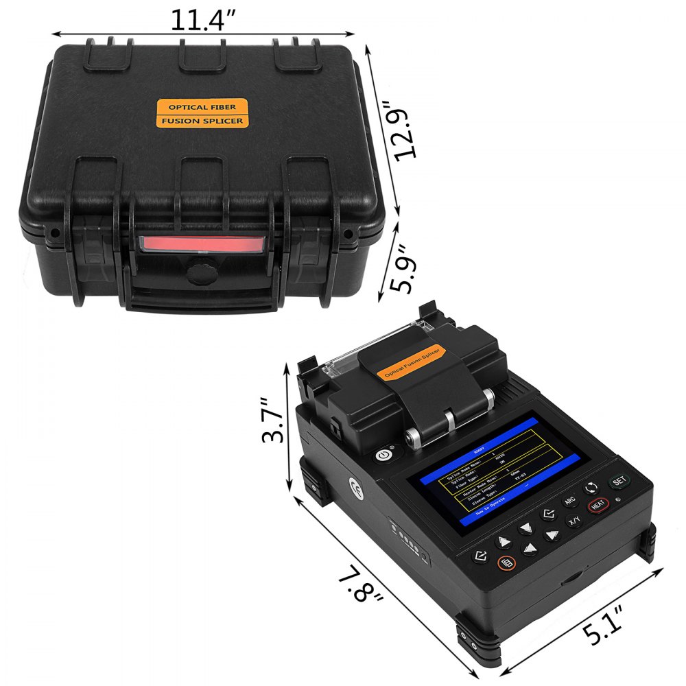 Empalmador De Fibra Fusión De Fibra Máquina De Soldadura Manual De Precisión