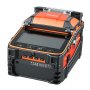 VEVOR Fusionadora de Fibra Óptica con 6 Motores, Empalme en 5 s y Calentamiento en 15 s, Empalmadora de Fibra Óptica, Pantalla Táctil de 5 Pulgadas, Batería de 7800 mAh, VFL, OPM, Maletín Portátil S12