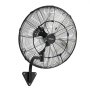VEVOR Ventilador de Pared con 3 Velocidades, Nebulización, Control Remoto y Termostato, IP44, Ventilador Industrial Oscilante de Acero al Carbono para Exterior, Taller, Invernadero, Ganadería, Garaje