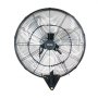 VEVOR Ventilador de Pared con 3 Velocidades, Nebulización, Control Remoto y Termostato, IP44, Ventilador Industrial Oscilante de Acero al Carbono para Exterior, Taller, Invernadero, Ganadería, Garaje