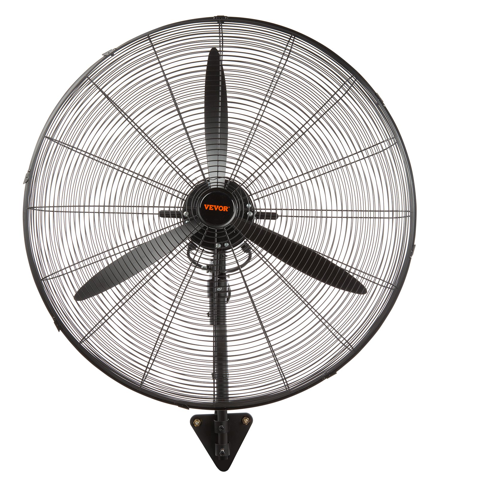 VEVOR Ventilador Nebulizador de Montaje en Pared, 74,9 cm, 3 Velocidades de Alta Velocidad Máx. 9500 CFM, Ventilador de Pared Industrial Oscilante a Prueba de Agua, Comercial o Residencial, Negro