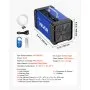 VEVOR Generador de Ozono 60000 mg/h con 12 Tubos de Cuarzo, Control Remoto, Doble Modo, Máquina de Ozono con Doble Manguera, Difusores de Corindón, Cobertura hasta 450 m², para Cocina Hogar Oficina