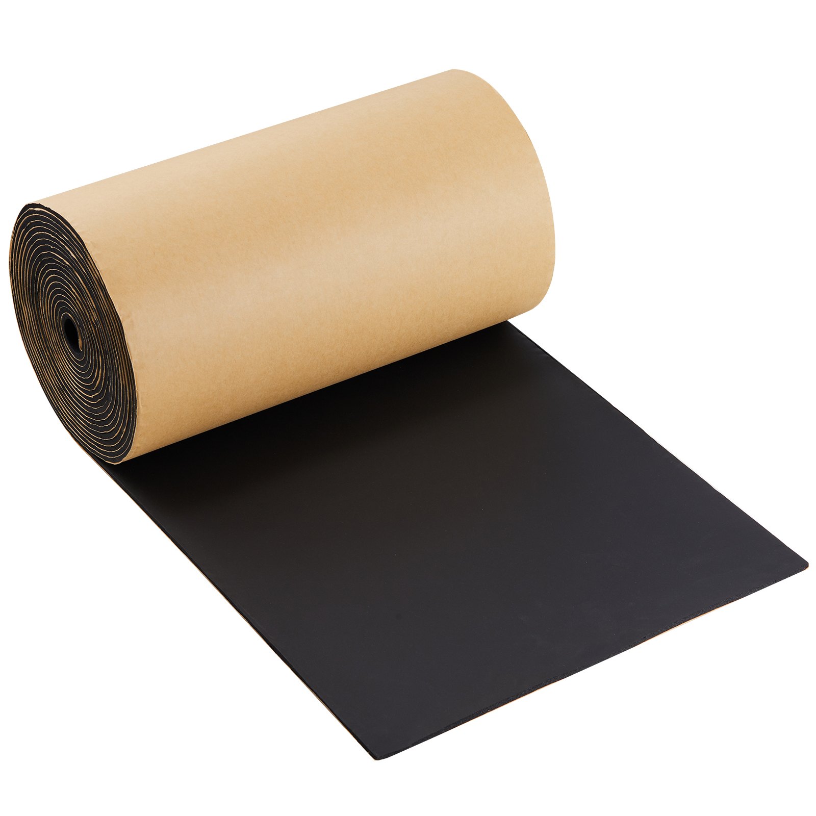 VEVOR Estera de Aislamiento Acústico 5 mm Insonorización del Automóvil 3,3 m² Espuma de Alta Densidad Fonoabsorbente Barrera Térmica Estera de Aislamiento Acústico Estructura Impermeable de Doble Capa