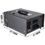 VEVOR Compresor PCP 300 W Bomba de Compresor de Aire Alta Presión 220/110 V DC / 12 V AC Bomba de Compresor de Aire con Presión de Trabajo 30 MPa, para Neumáticos Normales de Automóviles y Bicicletas