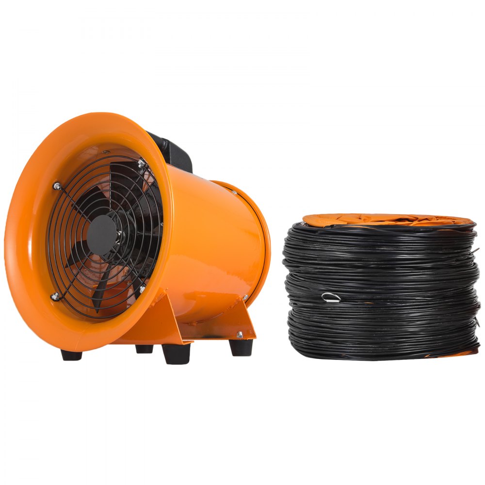 Ventilador Industrial 250 mm Extractor Aire Industrial de PVC Conducto de 10 m
