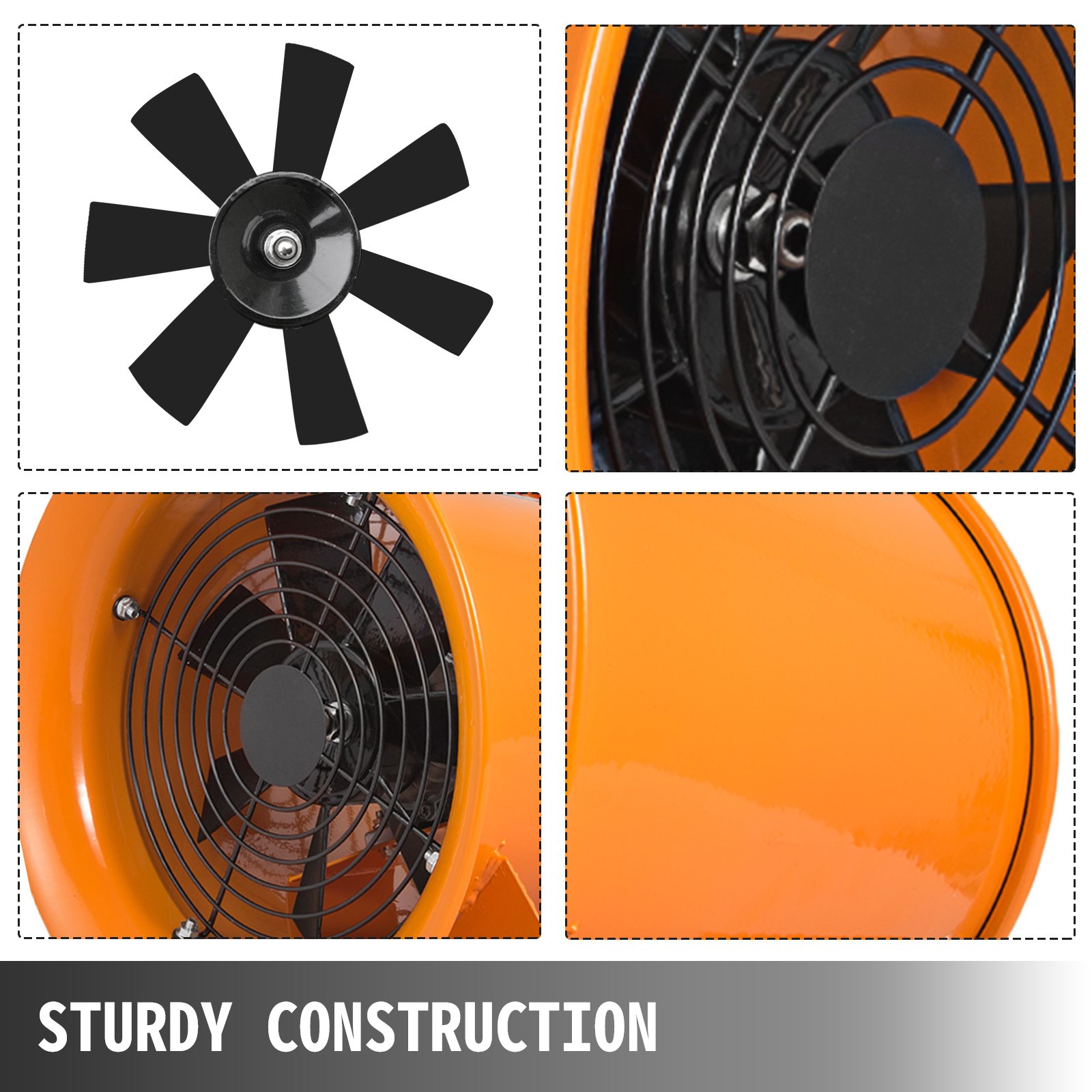 Ventilador Industrial Soplador De Aire De 200mm 230w Extractor De Humos