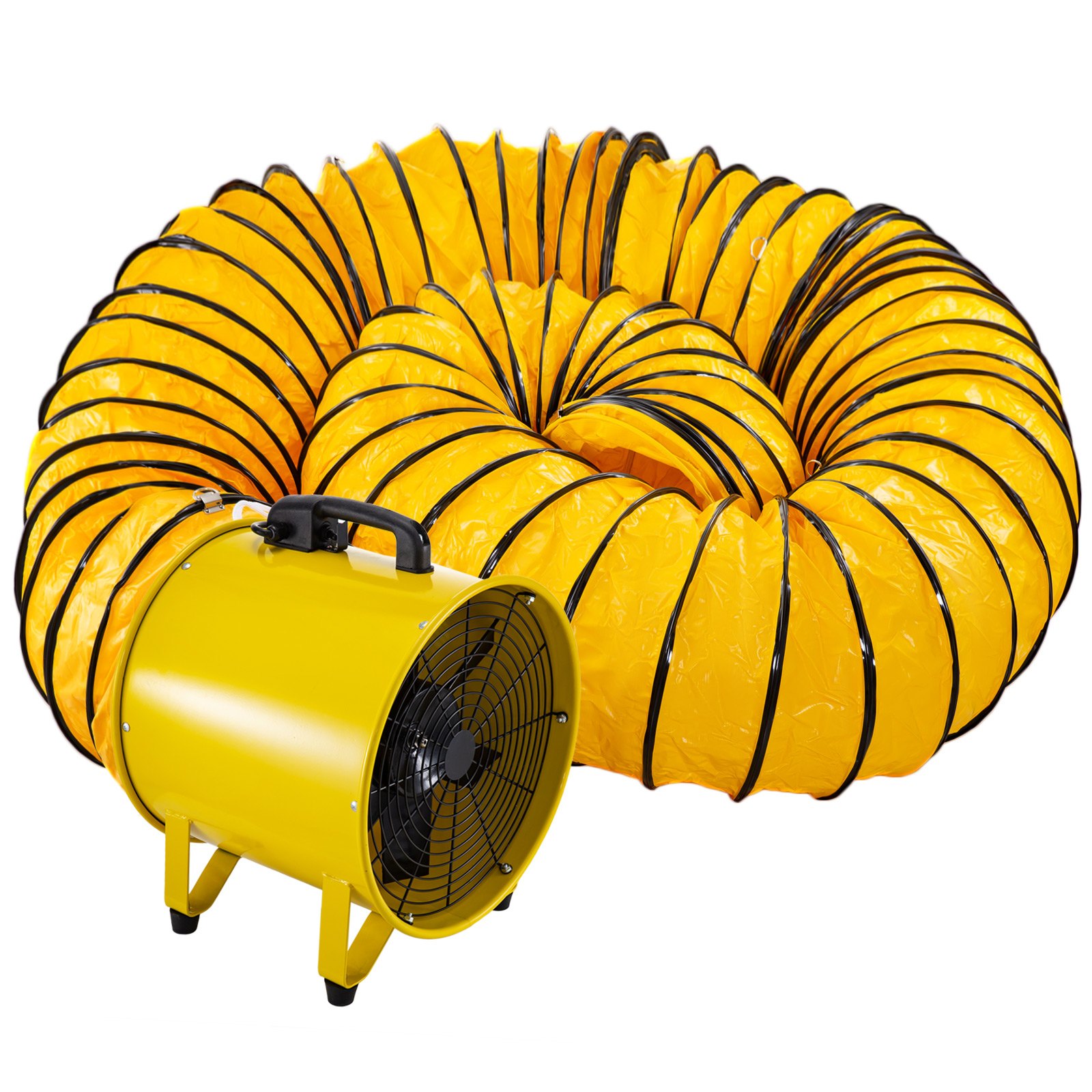 Ventilador De Extracción Portátil De 16" Dos Velocidades Con Manguera De 10m
