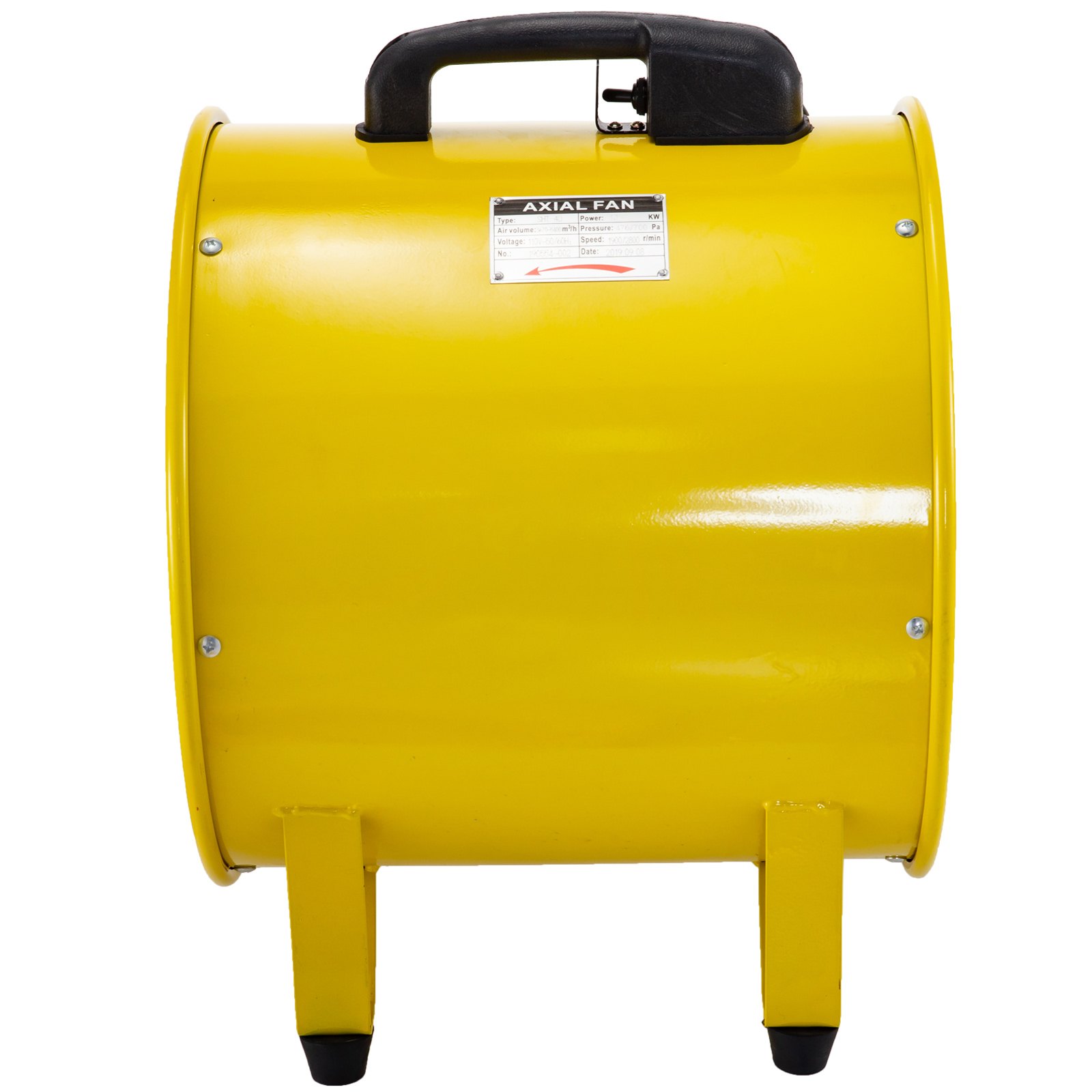 Ventilador De Extracción Portátil De 16" Dos Velocidades Con Manguera De 10m