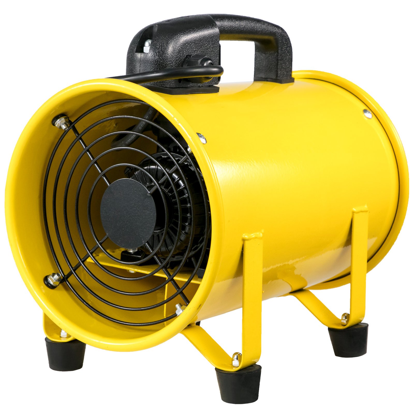 Ventilador De Extracción Portátil De 8" Dos Velocidades Con Manguera De Conducto