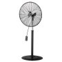VEVOR Industrial Pedestal Fan, 670 mm, 85-Degree Oscillation Fan, Height-Adjustable Fan with 3 Adjustable Speeds, Wind Machine for Factory, Workshop, Warehouse, Black