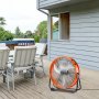 VEVOR Drum Fan, Floor Fan, Industrial Fan, 3 Speeds, 8600 CFM, 360° Adjustable Tilt, 0-2 Hour Timer, Pedestal Fan, Wind Machine for Warehouse, Workshop, Factory, Basement