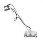 VEVOR Limpiador de Superficies con Hidrolavadora, Acero Inoxidable, 4 Ruedas, Forma Redondo, 27,58 Mpa máx., 2 Boquillas Rociadoras, Mango Doble, para Concreto, Patio, Acera, 465 x 465 x 1465 mm