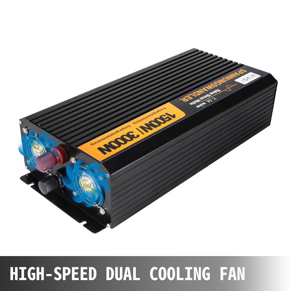 Inversor De Corriente De Onda Sinusoidal Pura 1500w 3000w 12v A 220v Convertidor
