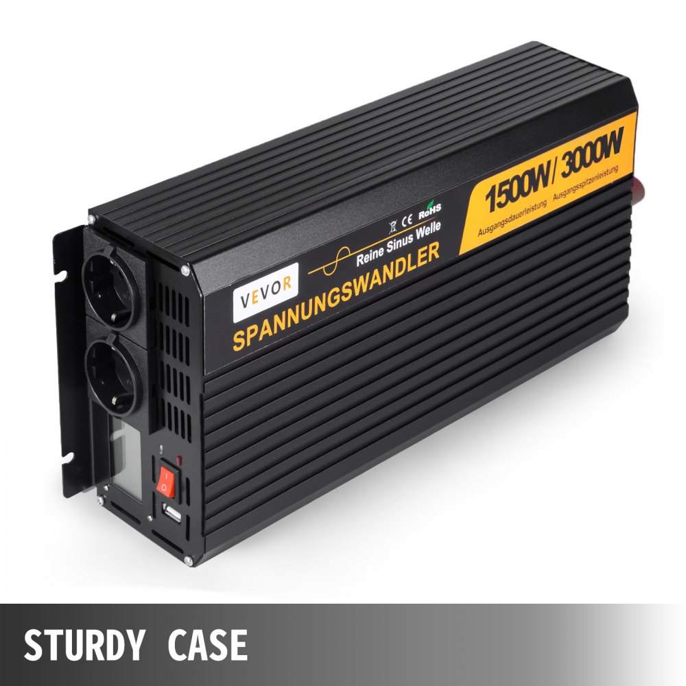 Inversor De Corriente De Onda Sinusoidal Pura 1500w 3000w 12v A 220v Convertidor