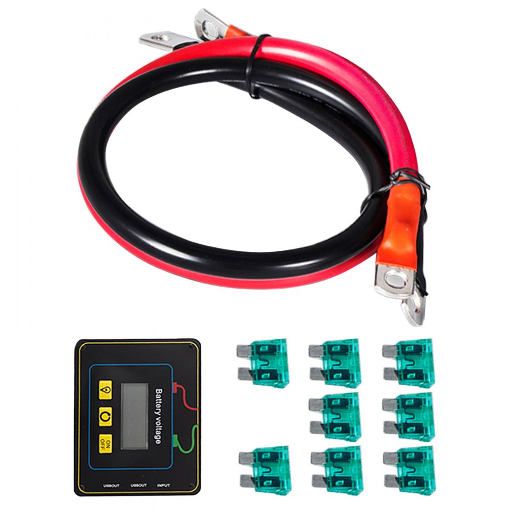 Inversor De Corriente Onda Pura 2500w 12v 5000w 220v Convertidor Con Cables