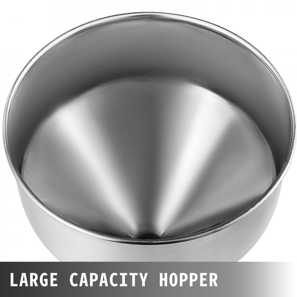VEVOR Máquina de Llenado Líquido 100-1000mL Máquina de Relleno de Pasta Horizontal con Tolva 30L, Máquina de Llenado de Pasta Semiautomática 220V de Acero Inoxidable para Aceite/Crema/Salsa Caliente