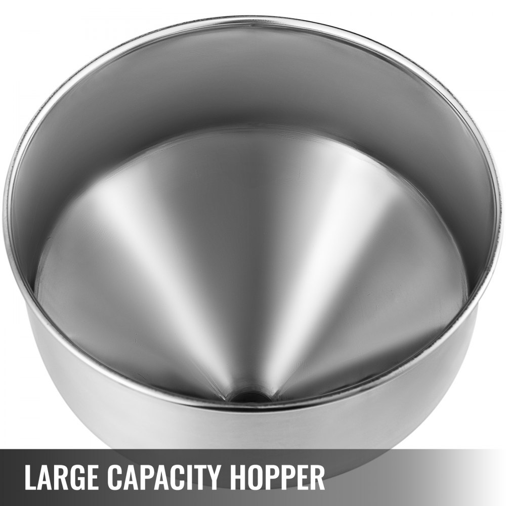 VEVOR Máquina de Llenadora Neumática de Pistón 500-3000 ml Llenadora de Pistón Neumático 220 V / 50 Hz Máquina de Llenado de Pasta con Cabezal único y Volumen de Tolva 40 L, para Agua / Vino / Leche
