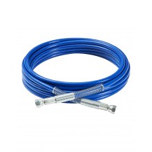 VEVOR Manguera para Pulverizador de Pintura sin Aire de 7,62 m Manguera Universal Flexible de 1/4 pulgada para Pulverizador de Pintura sin Aire de Alta Presión de 4350 PSI para Pulverizador de Pintura
