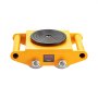 VEVOR 4x Tank Rollers 12T Transport Trolley 280x210x105mm Transport Rollers with 4 Directional Wheels Made of Carbon Steel Industrial Rollers Rollers Ф 135x9mm Swivel Plate Furniture Moving Aid Transport Roller