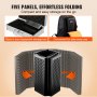 VEVOR Panel de Aislamiento de Sonido 5 Paneles Absorbente de Ruido para Micrófonos con Filtro Antipop, Soporte de Suelo Ajustable y Adaptador de Micrófono, Compatible con Micrófonos de Condensador