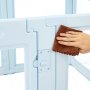 VEVOR Dog Whelping Box, 1.9x1.2x0.7 m, Transparent  Plastic Dog Whelping Pen for Large Sized Dogs, Waterproof Puppy Playpen with Windows & Door Lock, Easy to Clean, Durable Indoor Pet Dogs Cats Birth Kit